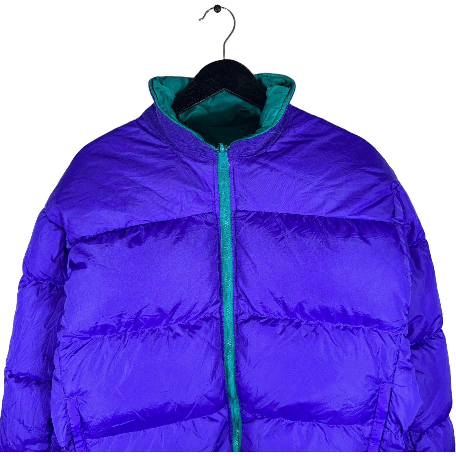 Collection of Vintage Columbia Reversible Puffer Jacket in a gallery layout