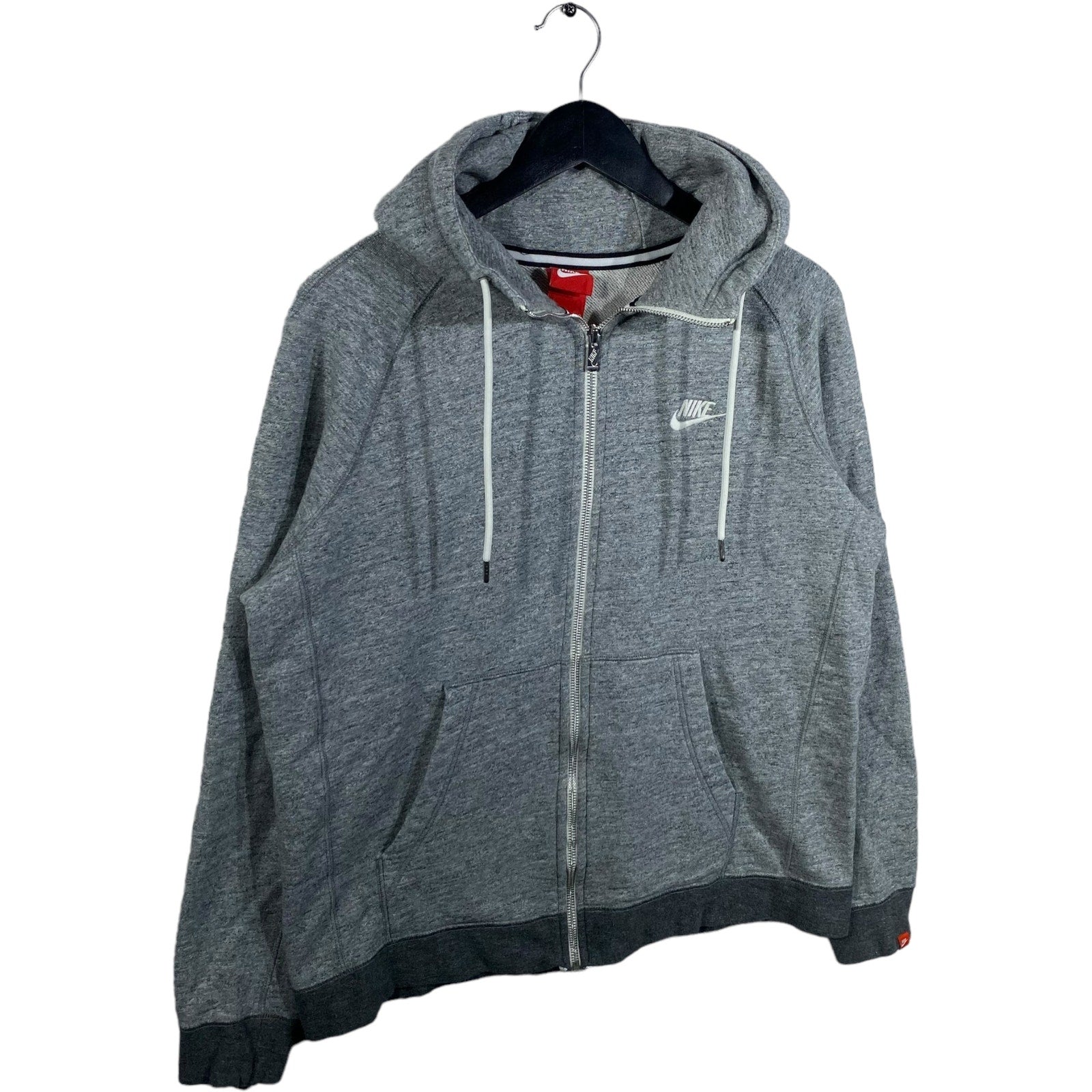 Collection of Nike Embroidered Logo Full Zip Hoodie in a gallery layout