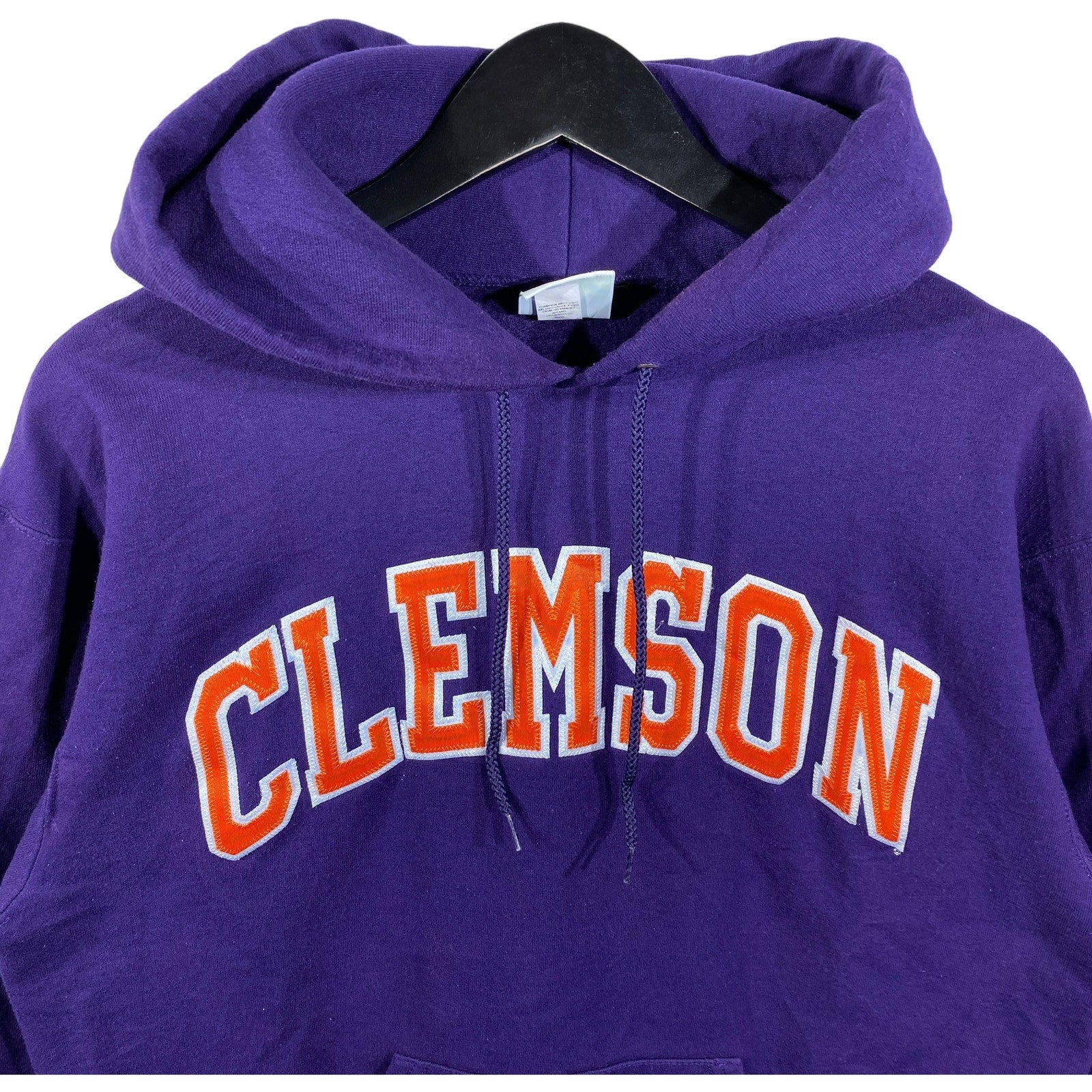 Collection of Champion Clemson Spell-Out Hoodie in a gallery layout