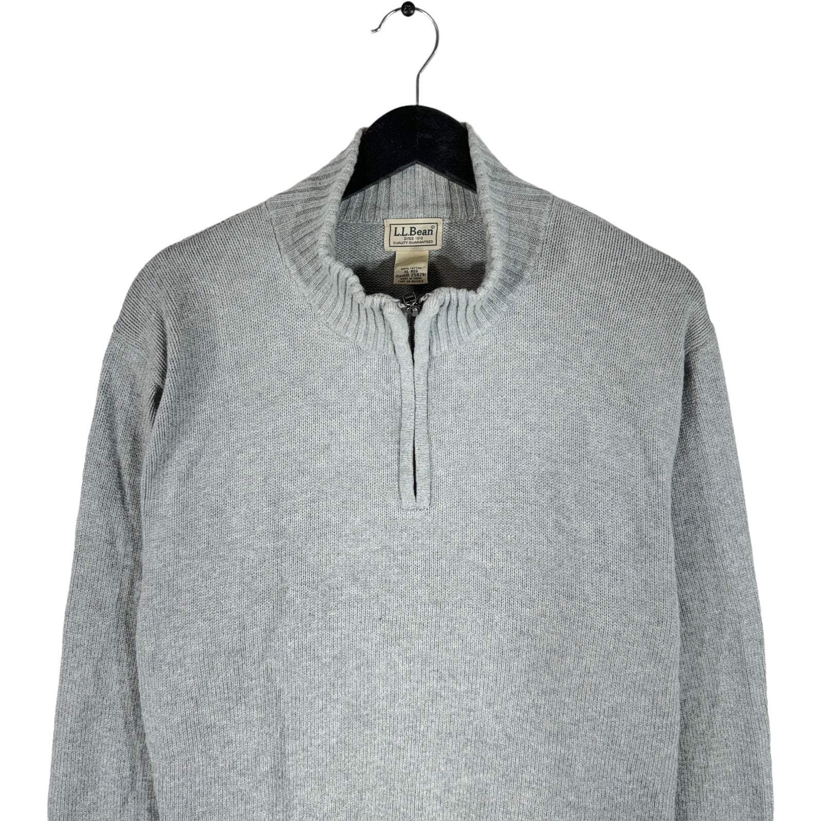 Collection of L.L. Bean 1/4 Zip Sweater in a gallery layout