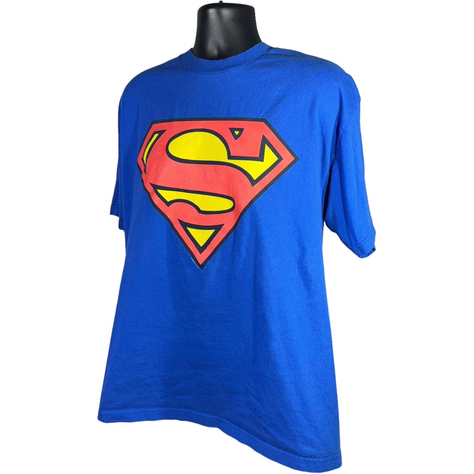 Collection of Vintage Superman Logo Tee in a gallery layout