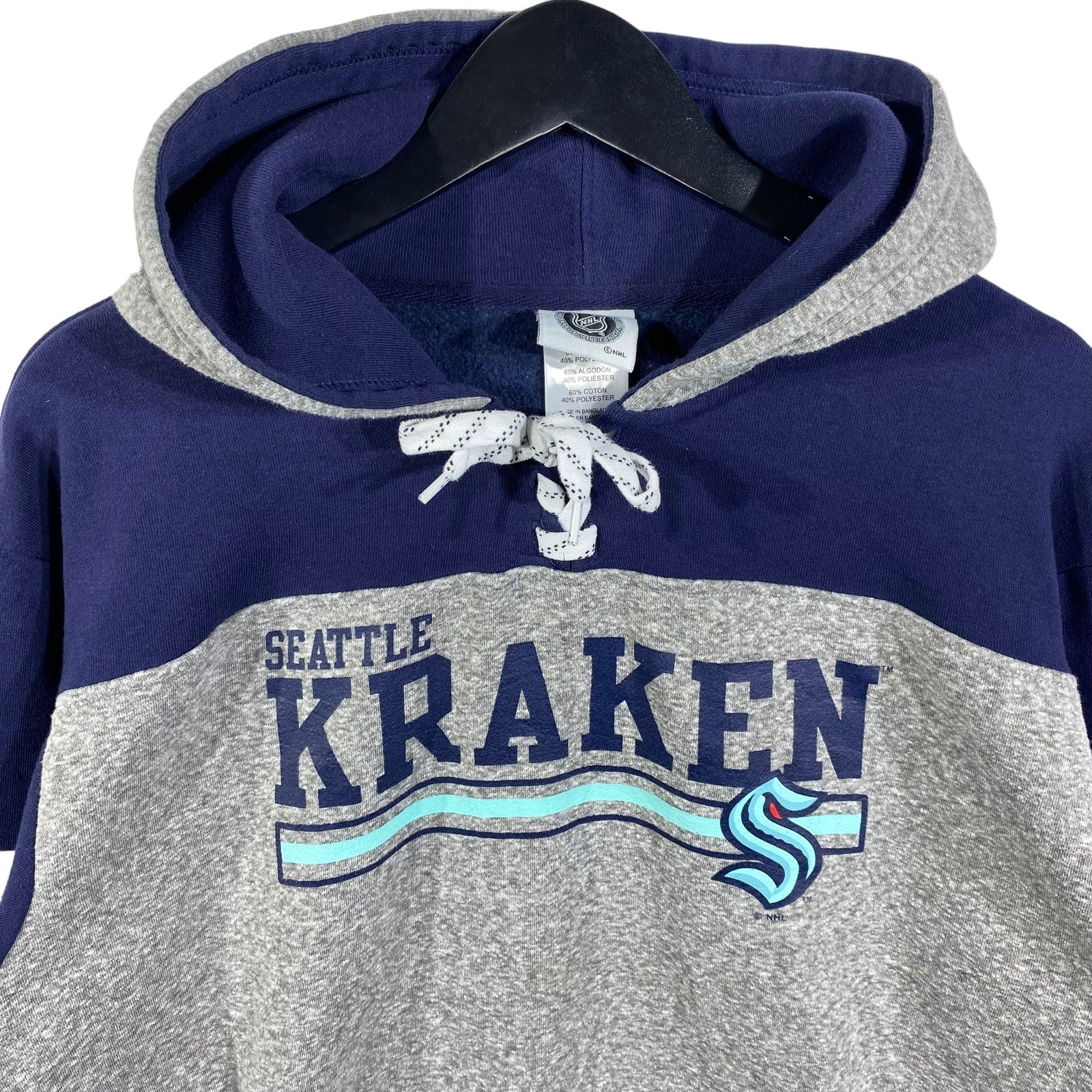 Collection of Seattle Kraken Logo NHL Hoodie in a gallery layout
