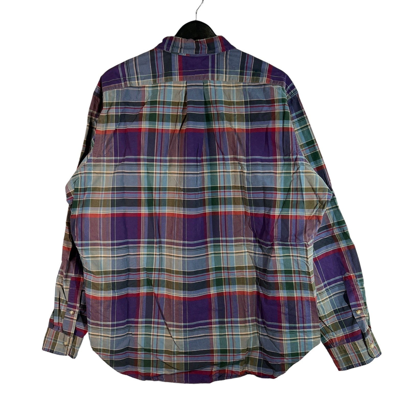 Collection of Ralph Lauren Classic Fit Plaid Long Sleeve Button Down in a gallery layout