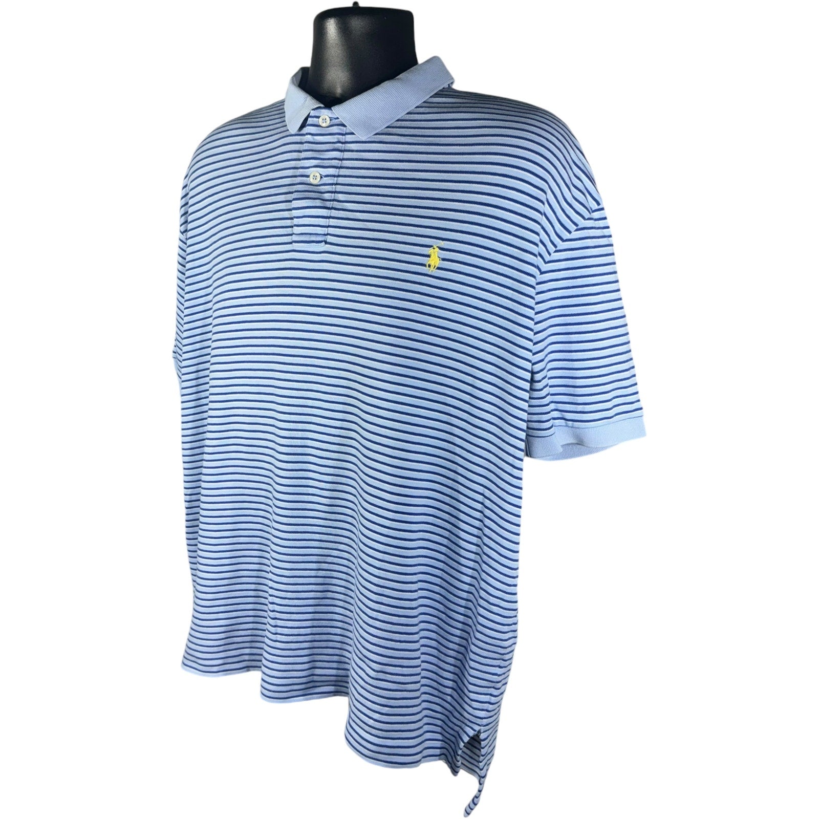 Collection of Polo Ralph Lauren Striped Short Sleeve Polo in a gallery layout