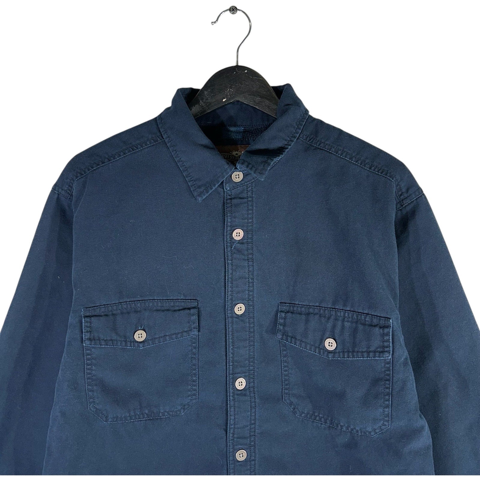 Collection of Levis Strauss & Co Long Sleeve Chamois Button Up Shirt in a gallery layout