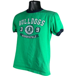 Collection of Aeropostale Bulldogs Ringer Tee in a gallery layout