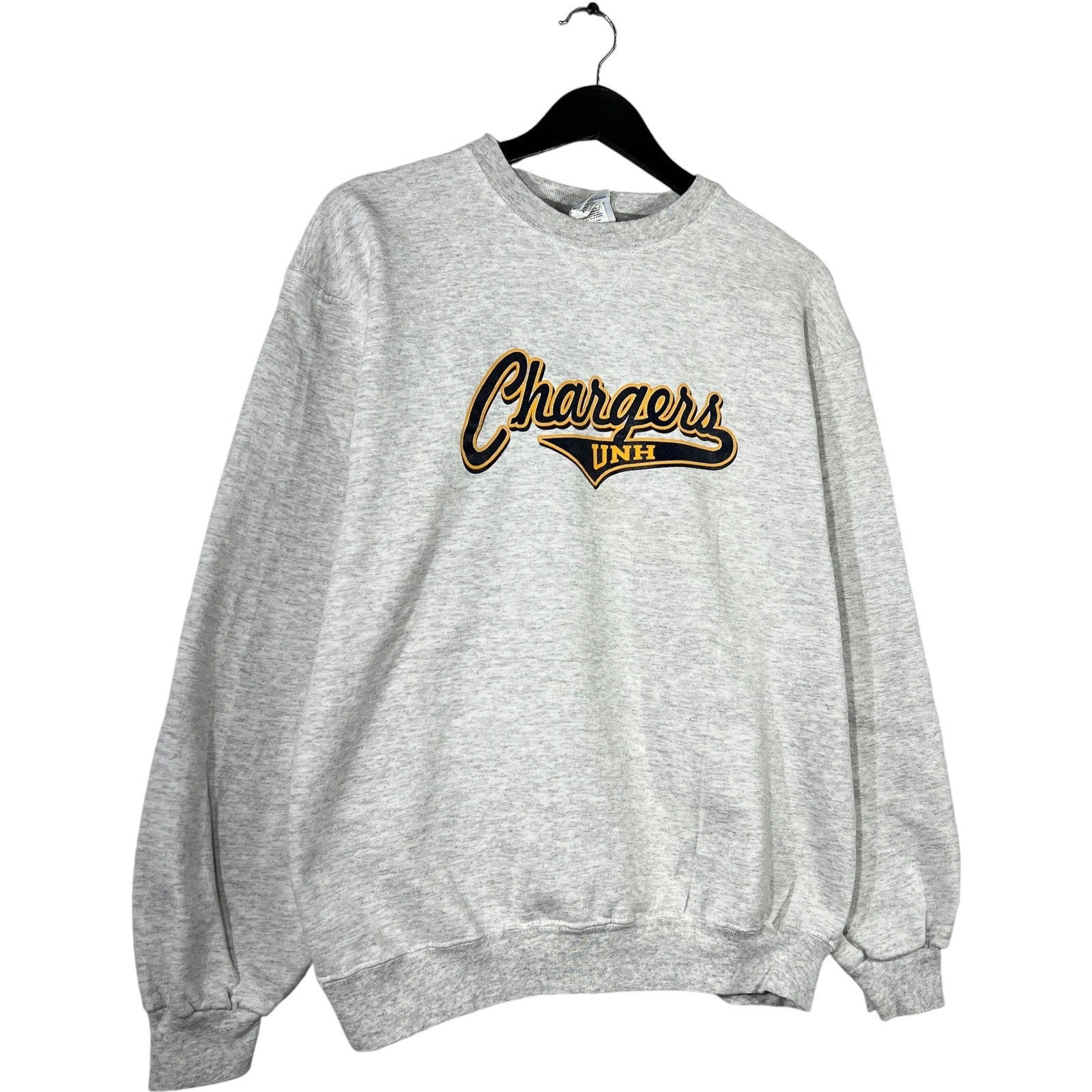 Collection of Champion University Of New Haven Chargers Crewneck in a gallery layout