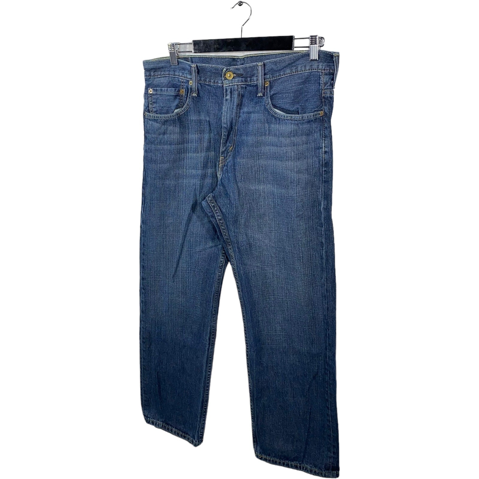 Collection of Levis 569 Zip Fly Straight Leg Denim Pants in a gallery layout