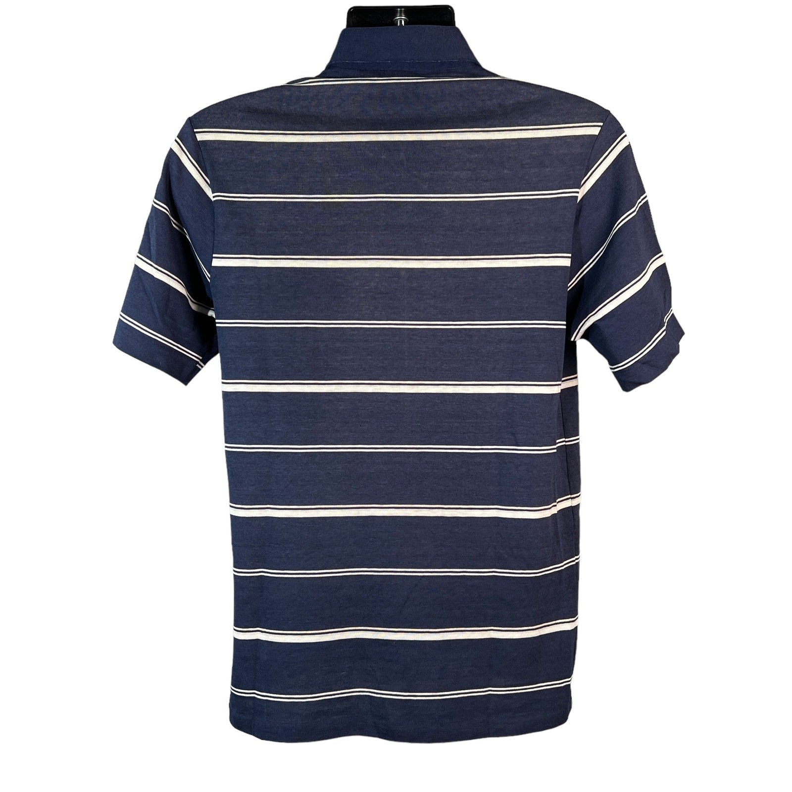 Collection of Munsingwear Striped Short Sleeve Polo Shirt in a gallery layout