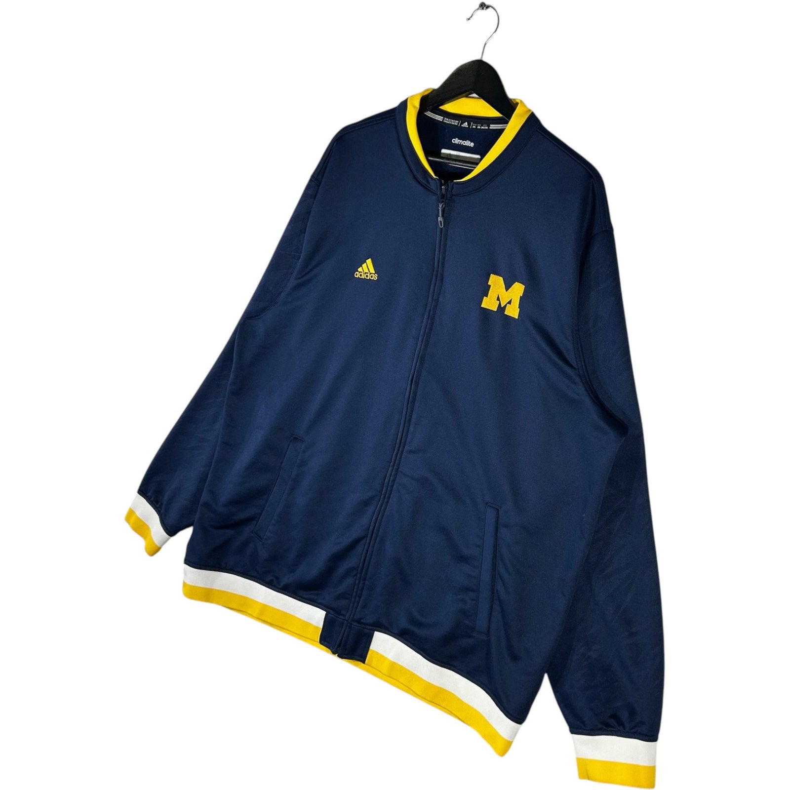 Collection of Adidas University Of Michigan Light Jacket in a gallery layout
