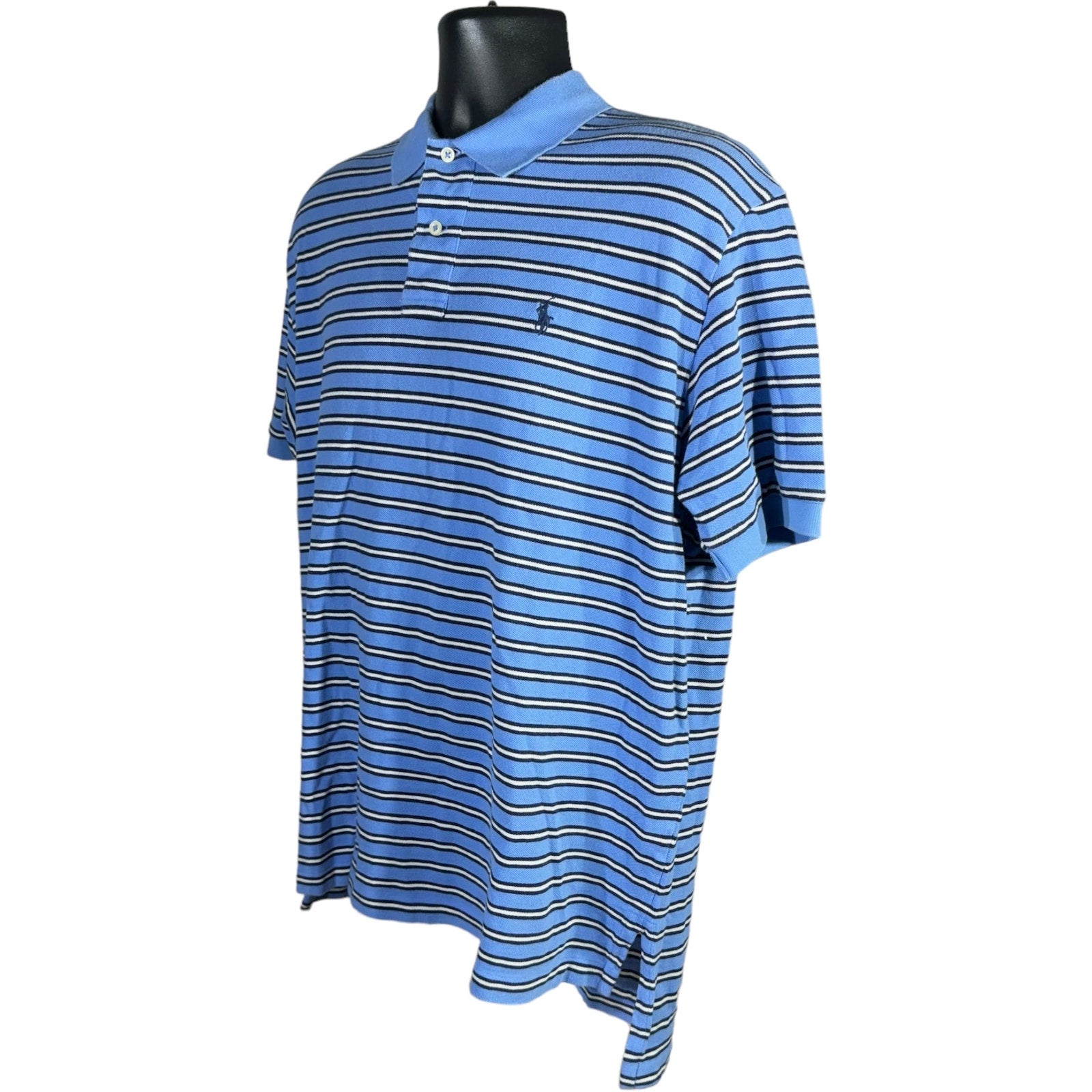 Collection of Polo Ralph Lauren Striped Short Sleeve Polo in a gallery layout