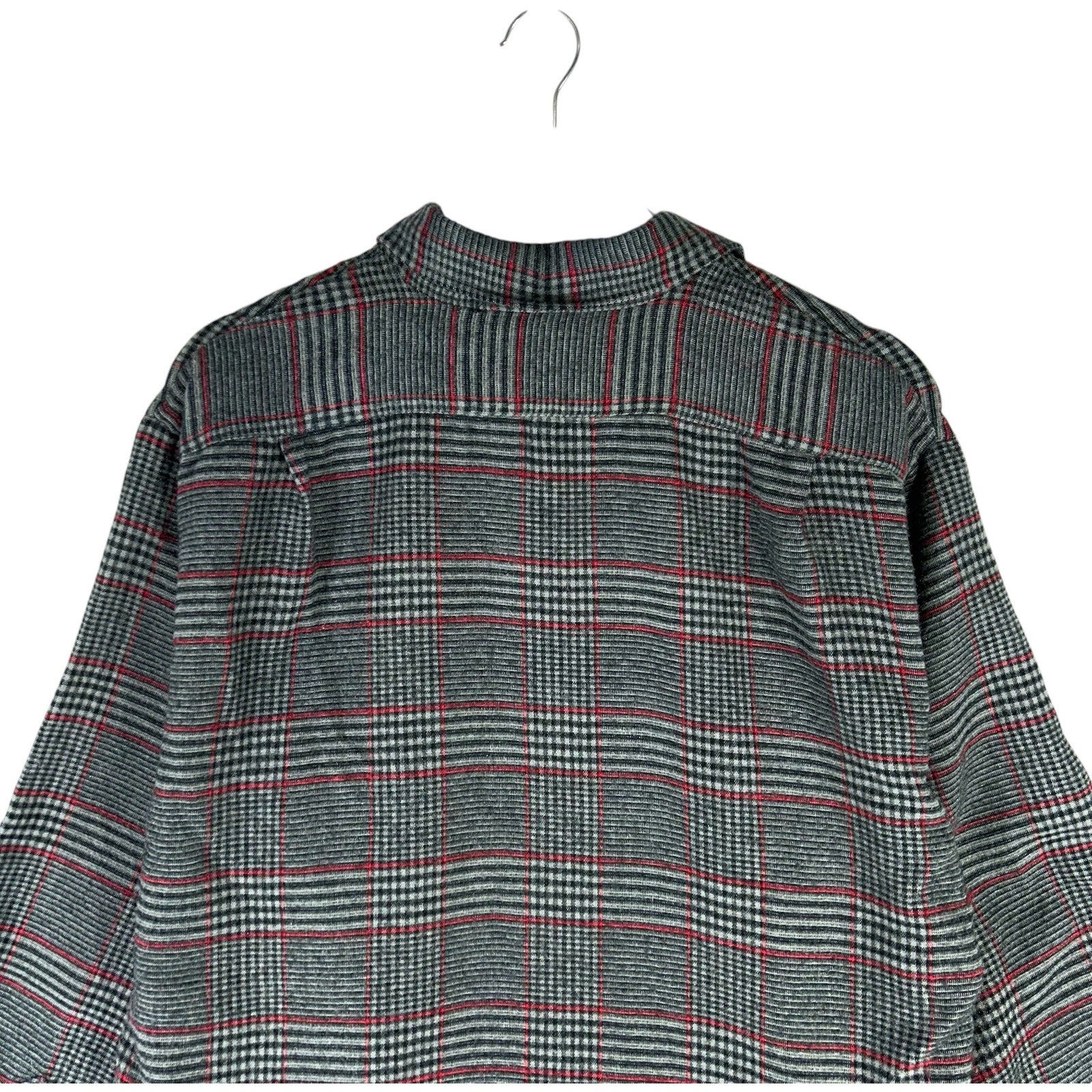 Collection of Mercedes by Enro Plaid Button-Up Collared Flannel in a gallery layout