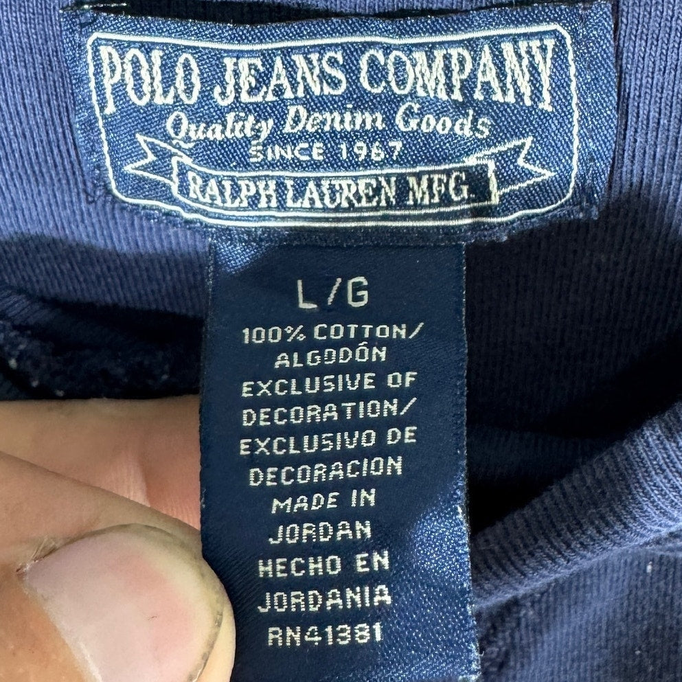 Collection of Polo Jeans Company Blank Crewneck in a gallery layout