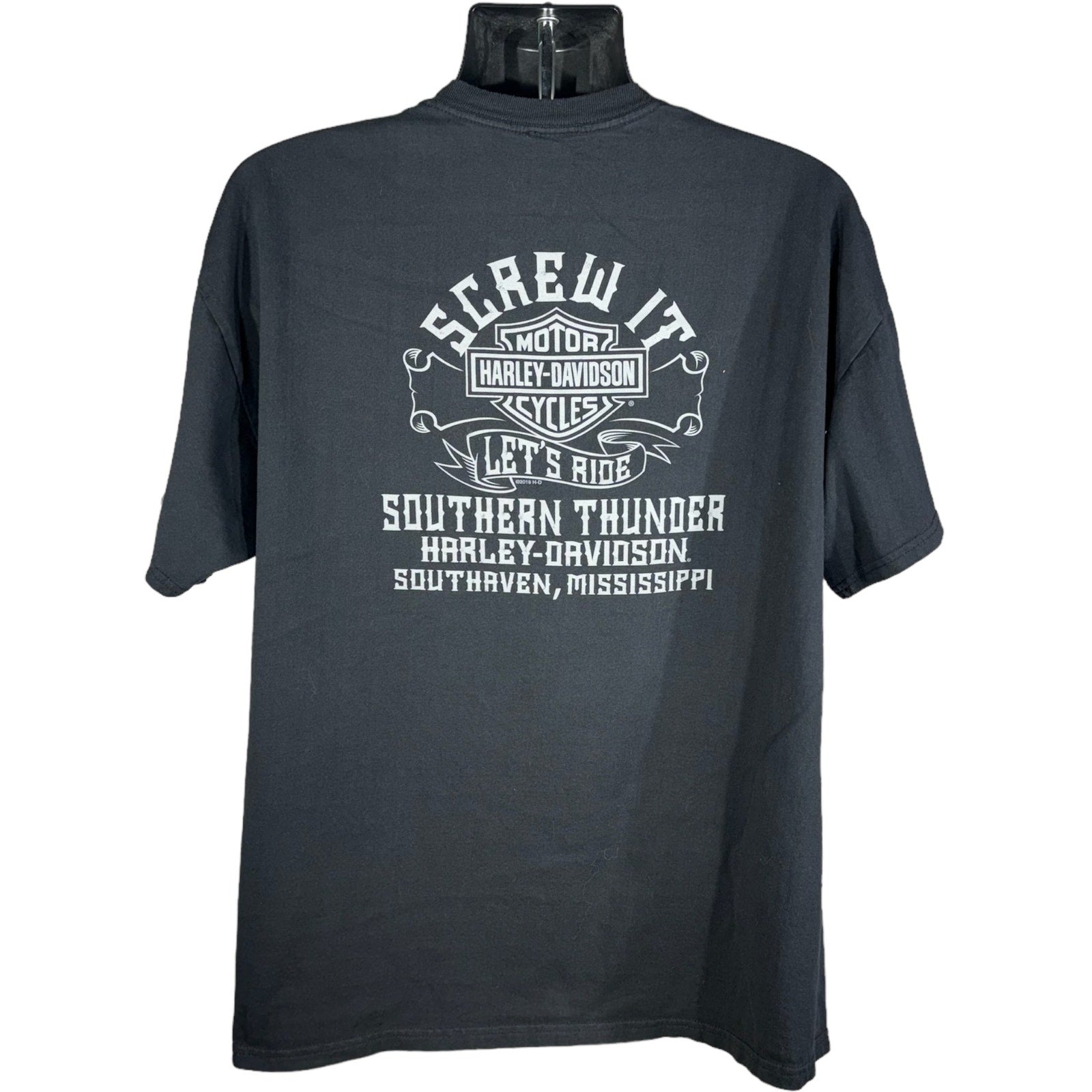 Collection of Harley Davidson #1 Skull Tee in a gallery layout