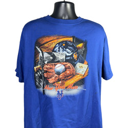 Collection of MLB New York Mets Baseball Memorabilia Illustration Tee in a gallery layout