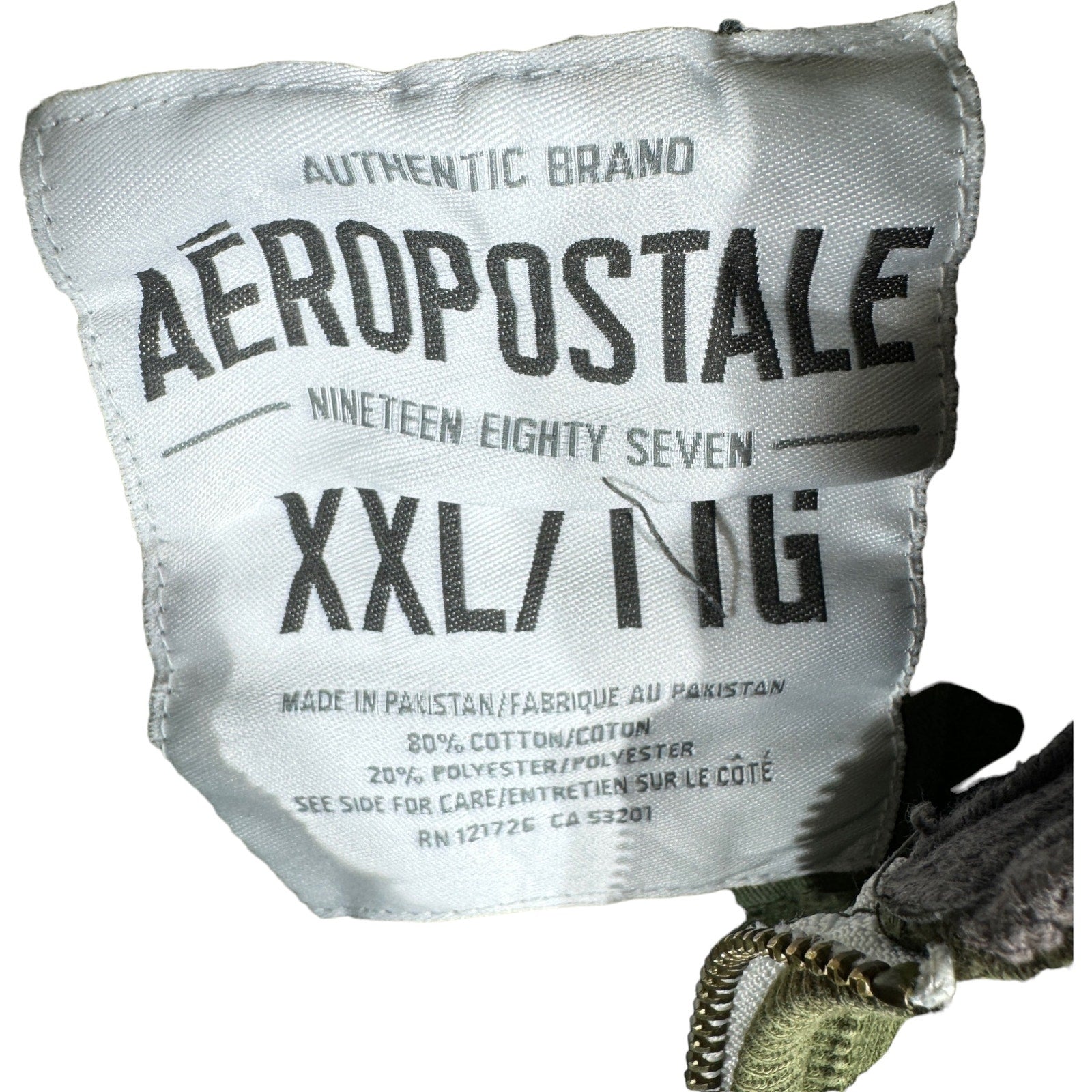 Collection of Aeropostale Full Zip Hoodie in a gallery layout