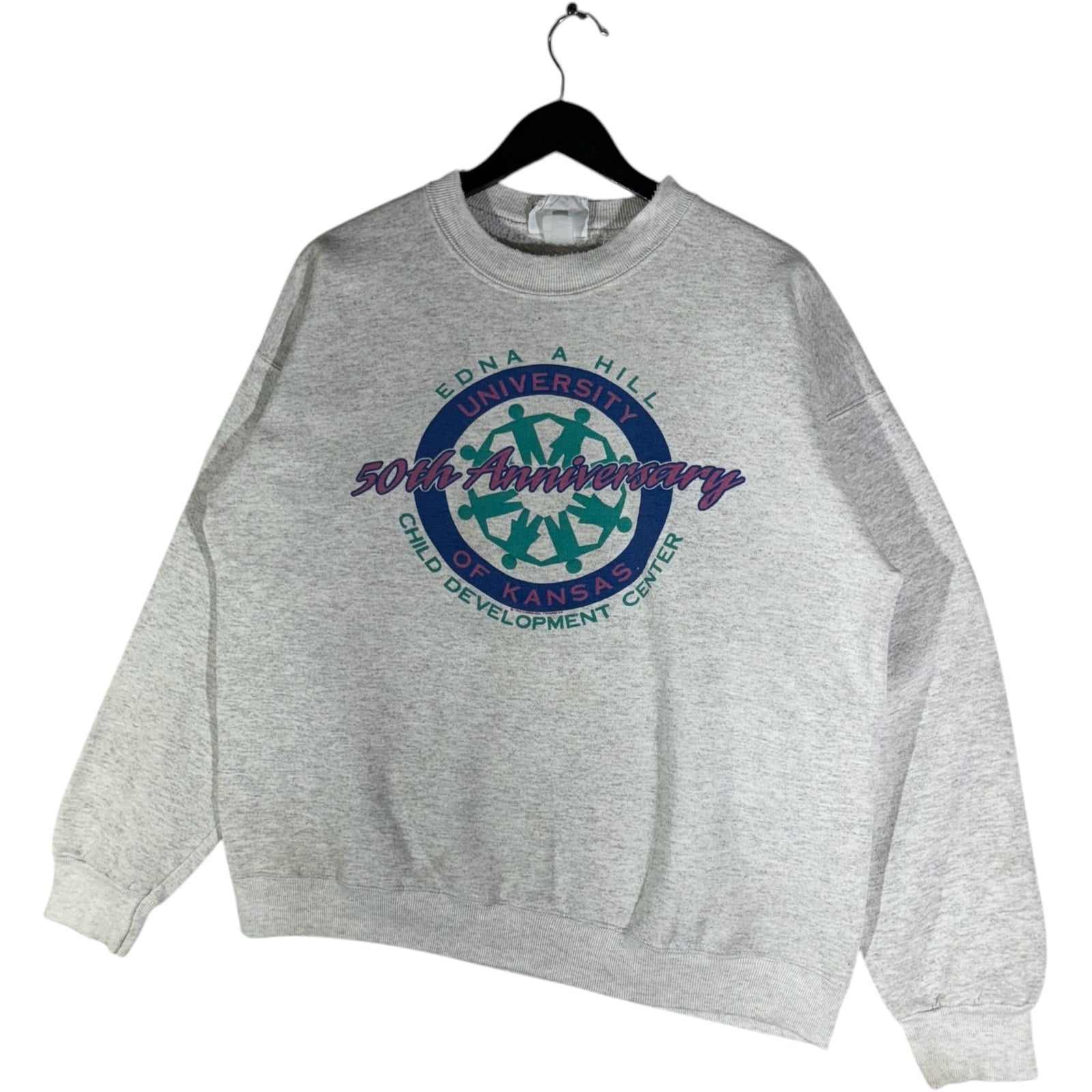 Collection of University of Kansas Child Development Center Crewneck in a gallery layout
