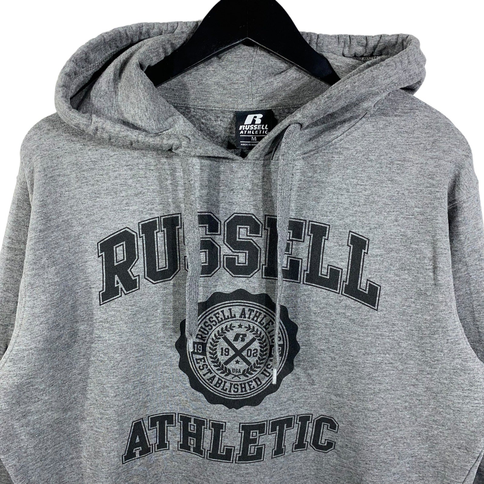 Collection of Russell Athletic Spell Out Hoodie in a gallery layout