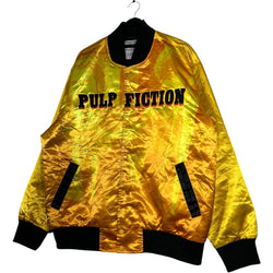 Collection of Pulp Fiction Double Sided Satin Bomber Jacket in a gallery layout