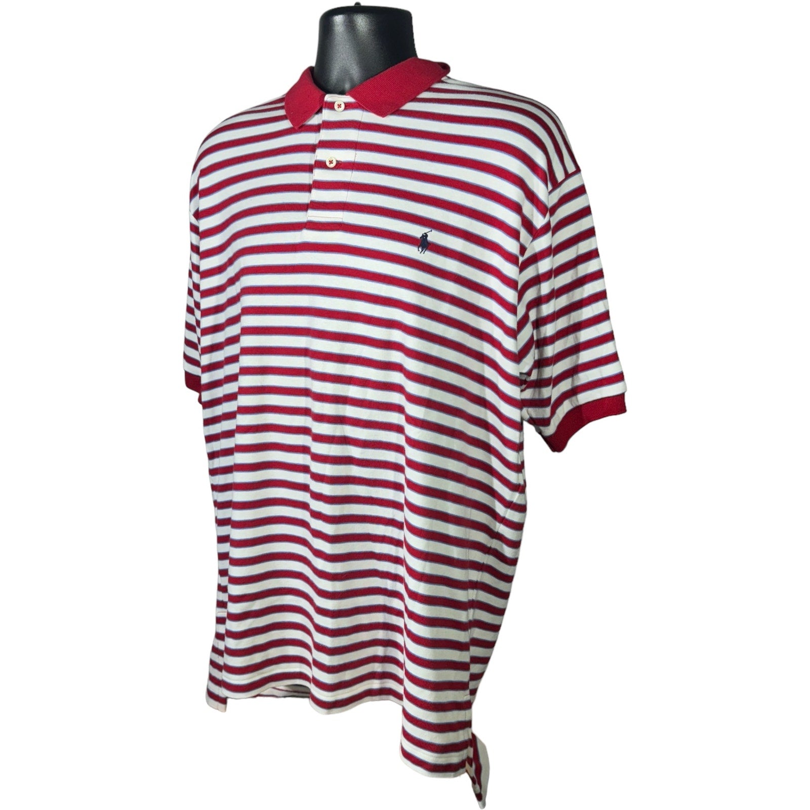 Collection of Polo Ralph Lauren Striped Short Sleeve Polo in a gallery layout