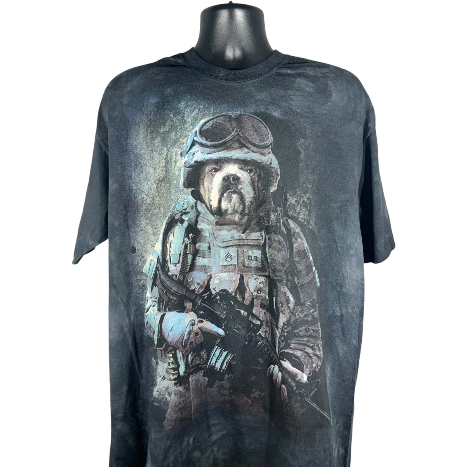 Collection of AOP Tie Dye Pug Soldier Tee in a gallery layout