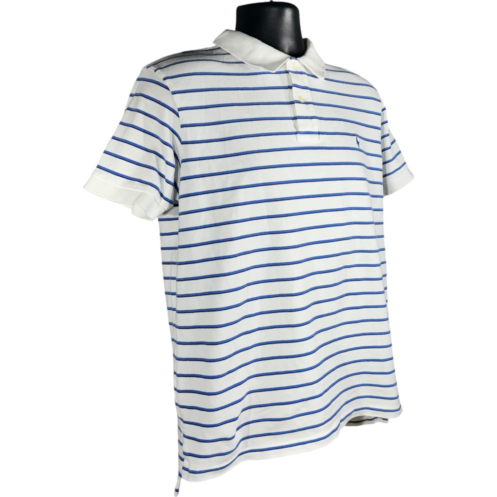 Collection of Polo Ralph Lauren Striped Short Sleeve Polo in a gallery layout