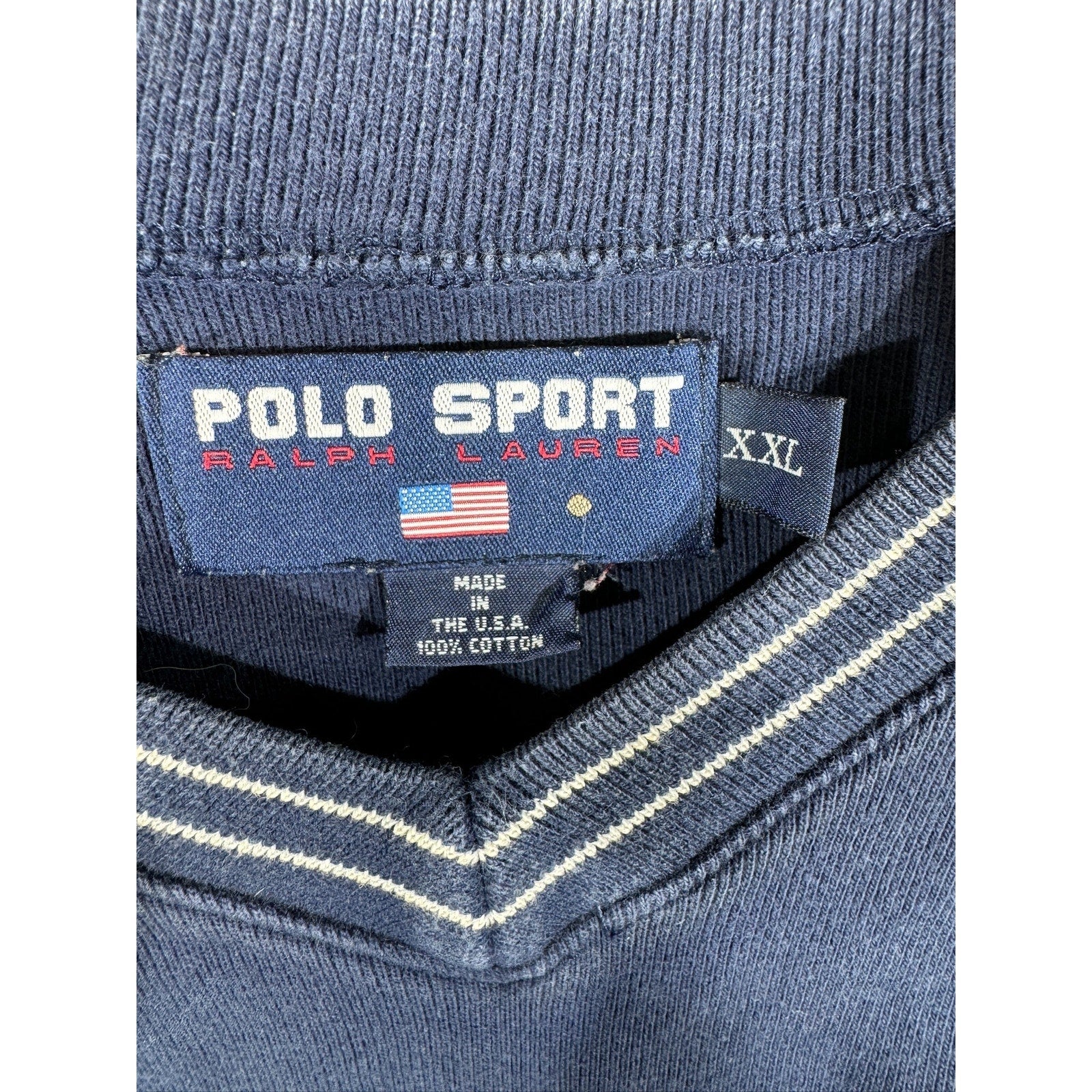 Collection of Polo Sport V-Neck Sweater in a gallery layout