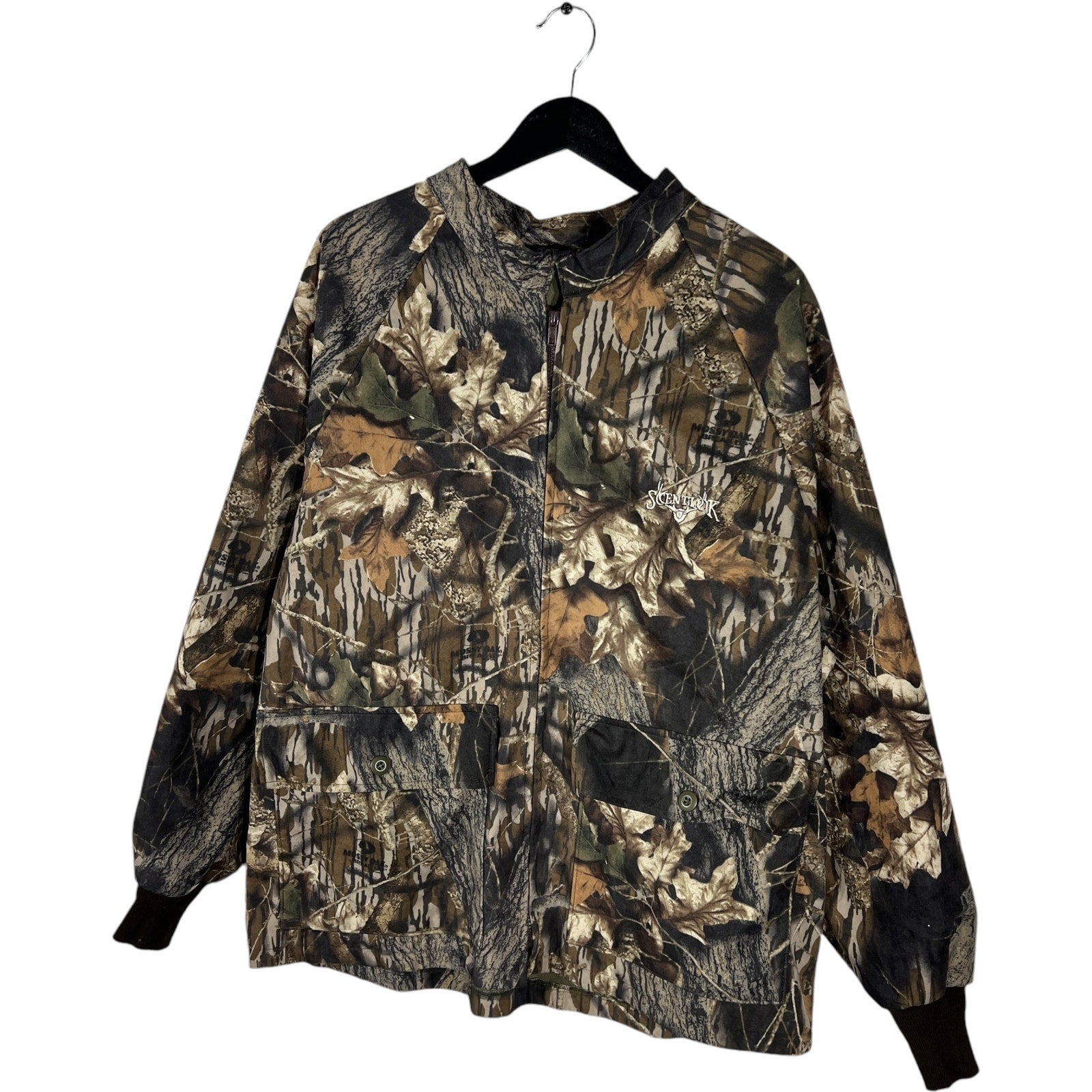 Collection of Camo Full Zip Light Jacket in a gallery layout