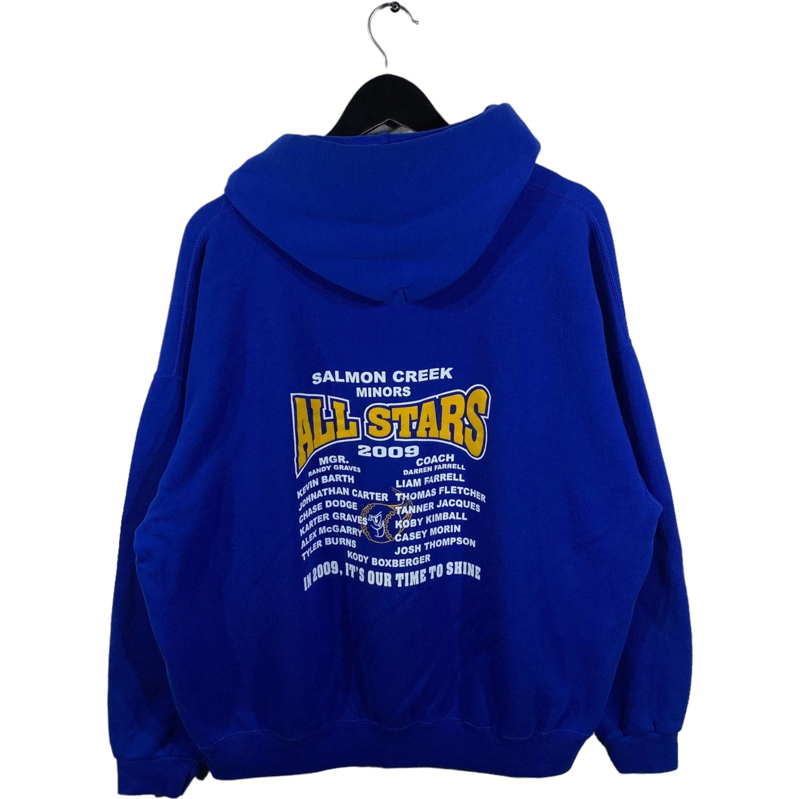 Collection of Russell Athletic Salmon Creek All Stars Baseball Hoodie 2009 in a gallery layout