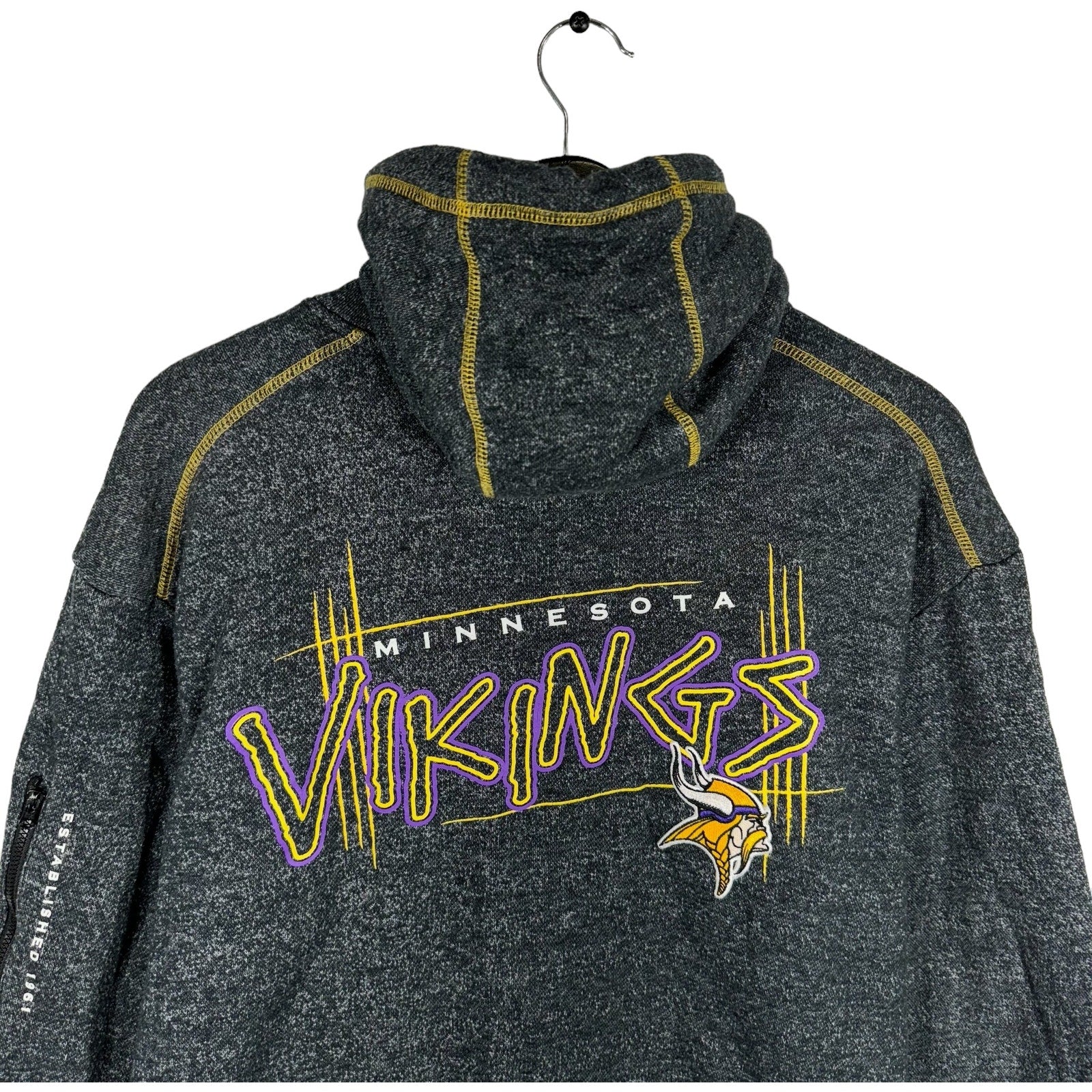 Collection of NFL Minnesota Vikings Full Zip Hoodie in a gallery layout