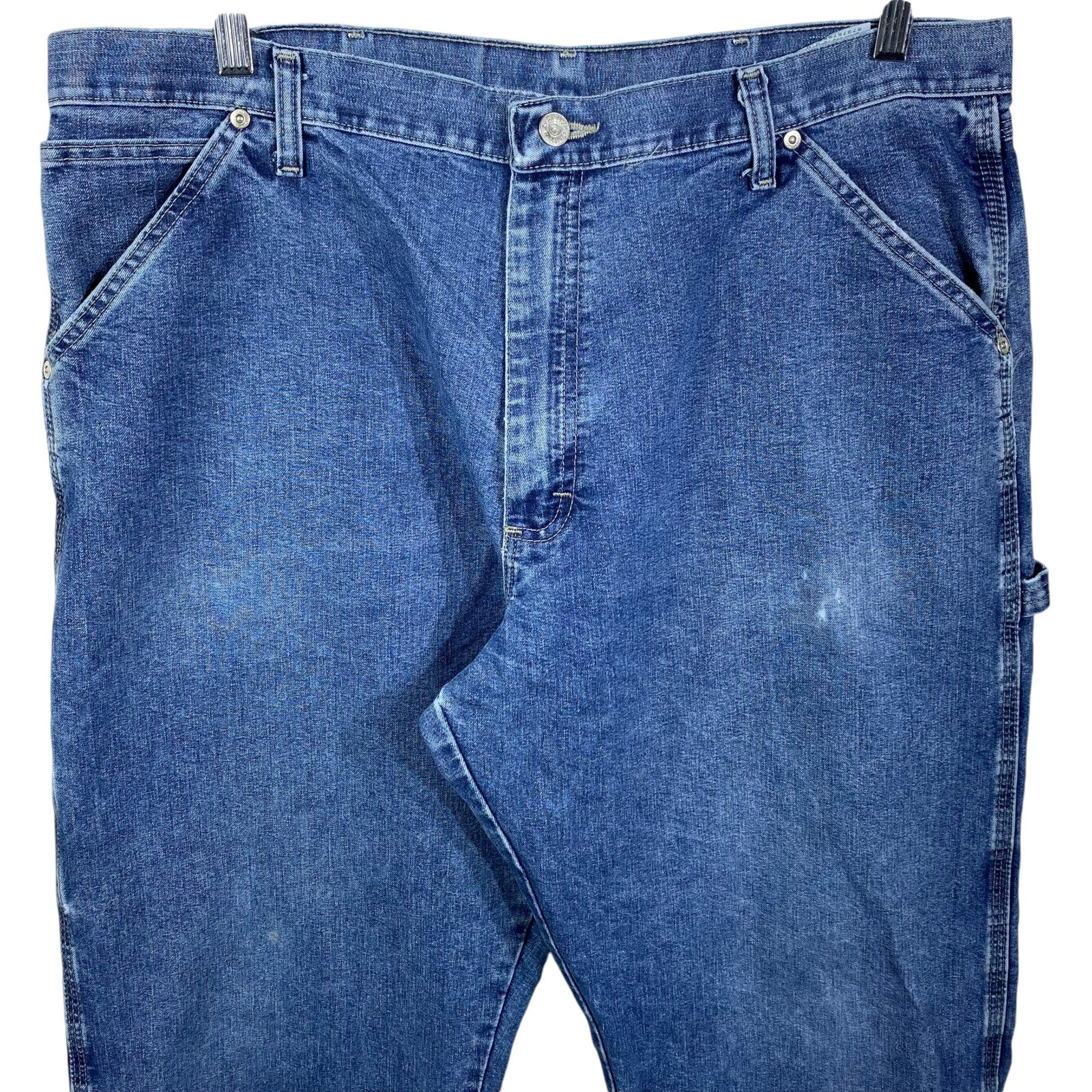 Collection of Wrangler Denim Straight Leg Jeans in a gallery layout