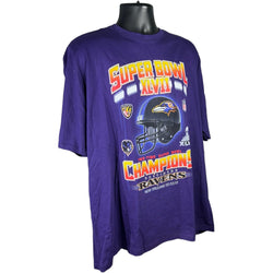 Collection of Baltimore Ravens Super Bowl XLVII Champs 2012 NFL Tee in a gallery layout