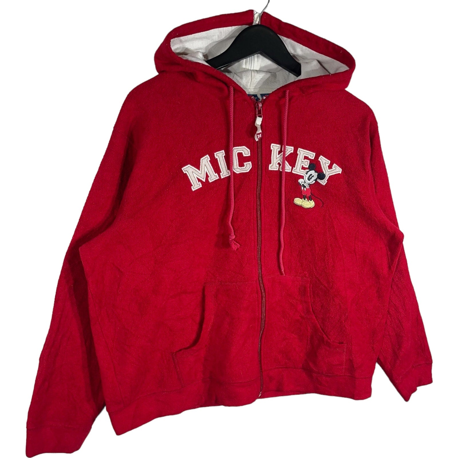 Collection of Disney Mickey Mouse Embroidered Full Zip Hoodie in a gallery layout