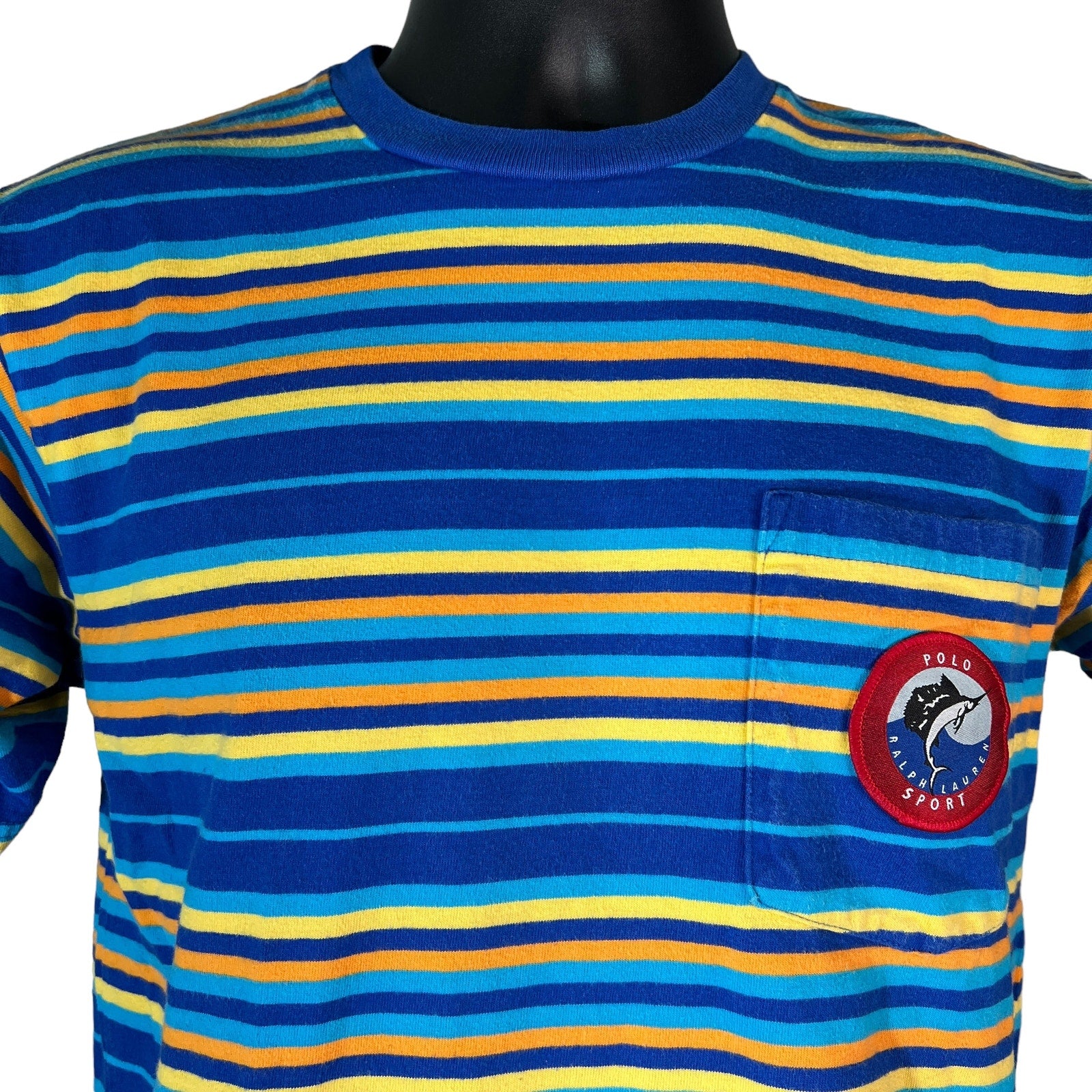 Collection of Polo Sport Striped Pocket Tee in a gallery layout