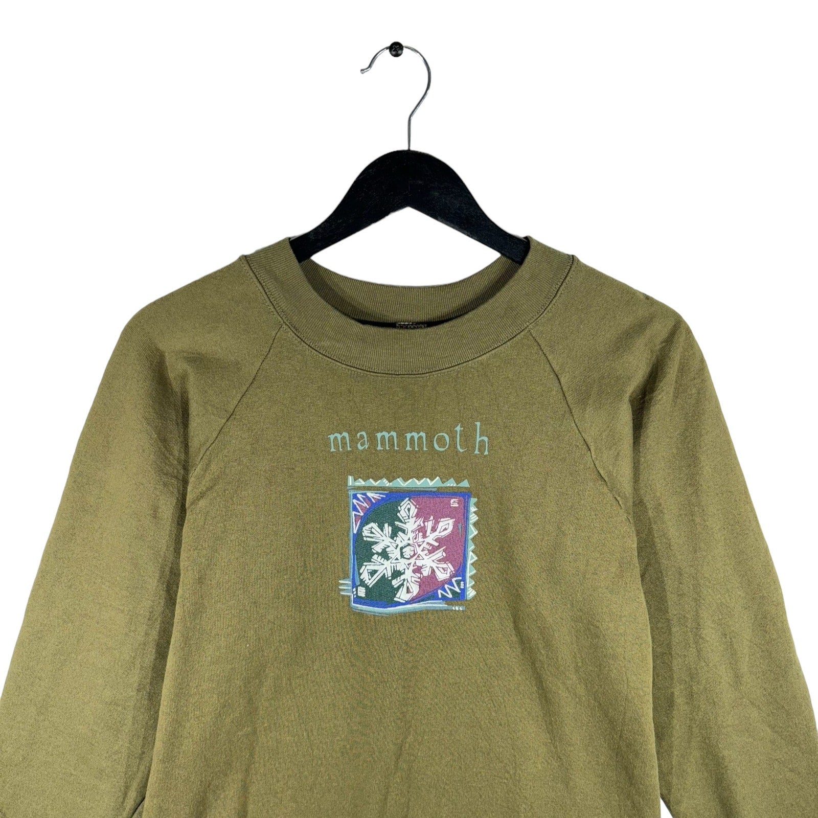 Collection of Vintage Mammoth Snowflake Nature Crewneck in a gallery layout