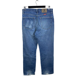 Collection of Wrangler Denim Regular Fit Straight Leg Jeans in a gallery layout