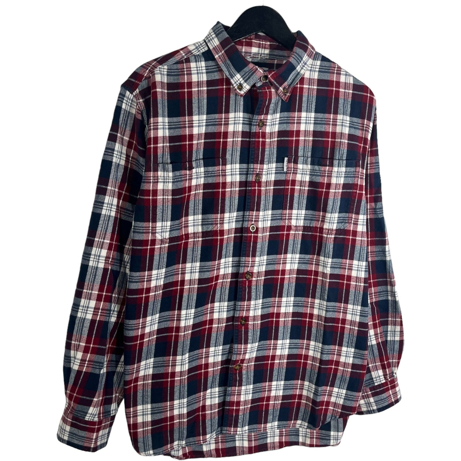 Collection of Carhartt Long Sleeve Plaid Flannel in a gallery layout