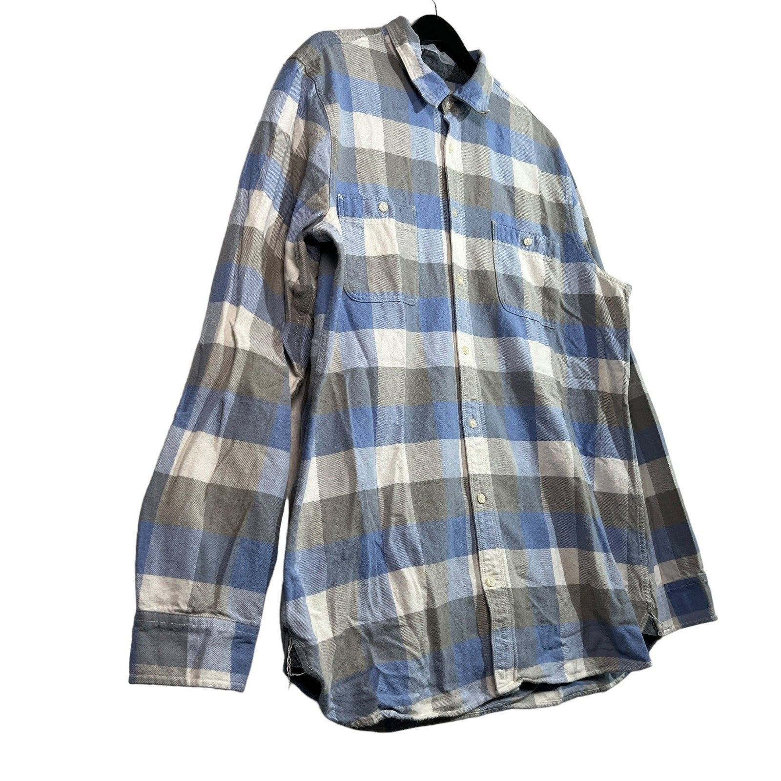 Collection of Gap Plaid Button Up Flannel in a gallery layout