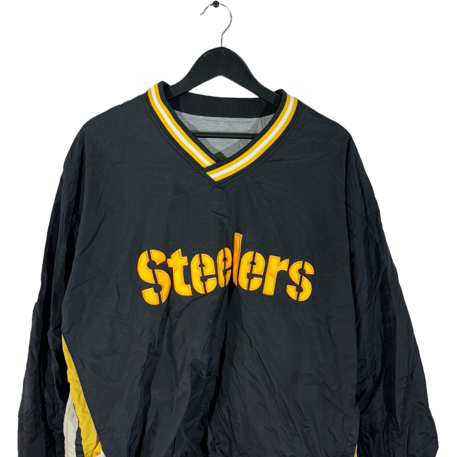 Collection of Starter Pittsburgh Steelers NFL Pullover Light Jacket in a gallery layout