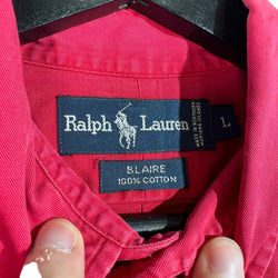 Collection of Vintage Ralph Lauren Button Down Dress Shirt in a gallery layout