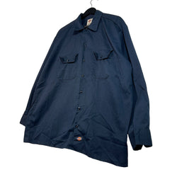 Collection of Dickies Button Up Long Sleeve Work Shirt in a gallery layout