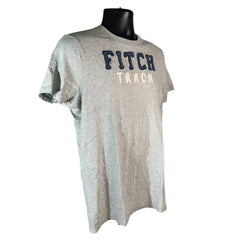 Collection of Abercrombie & Fitch "Fitch Track" Patch Spellout Muscle Tee in a gallery layout