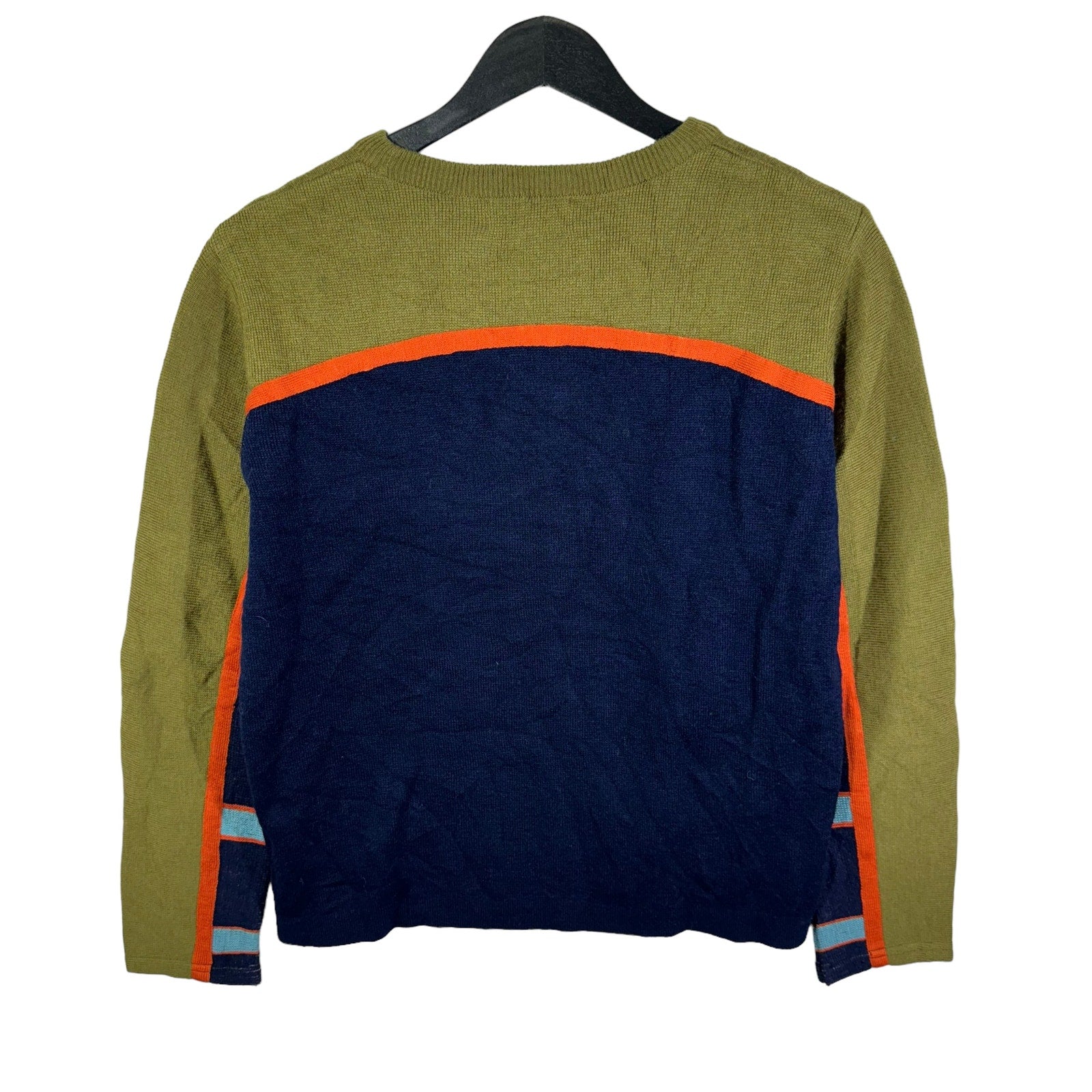 Collection of Vintage Bulldog Two Tone Wool Sweater in a gallery layout