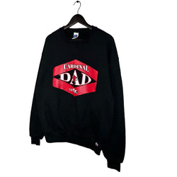 Collection of University of Louisville Cardinal “Dad” Parents Association Russell Athletic Crewneck Sweatshirt in a gallery layout