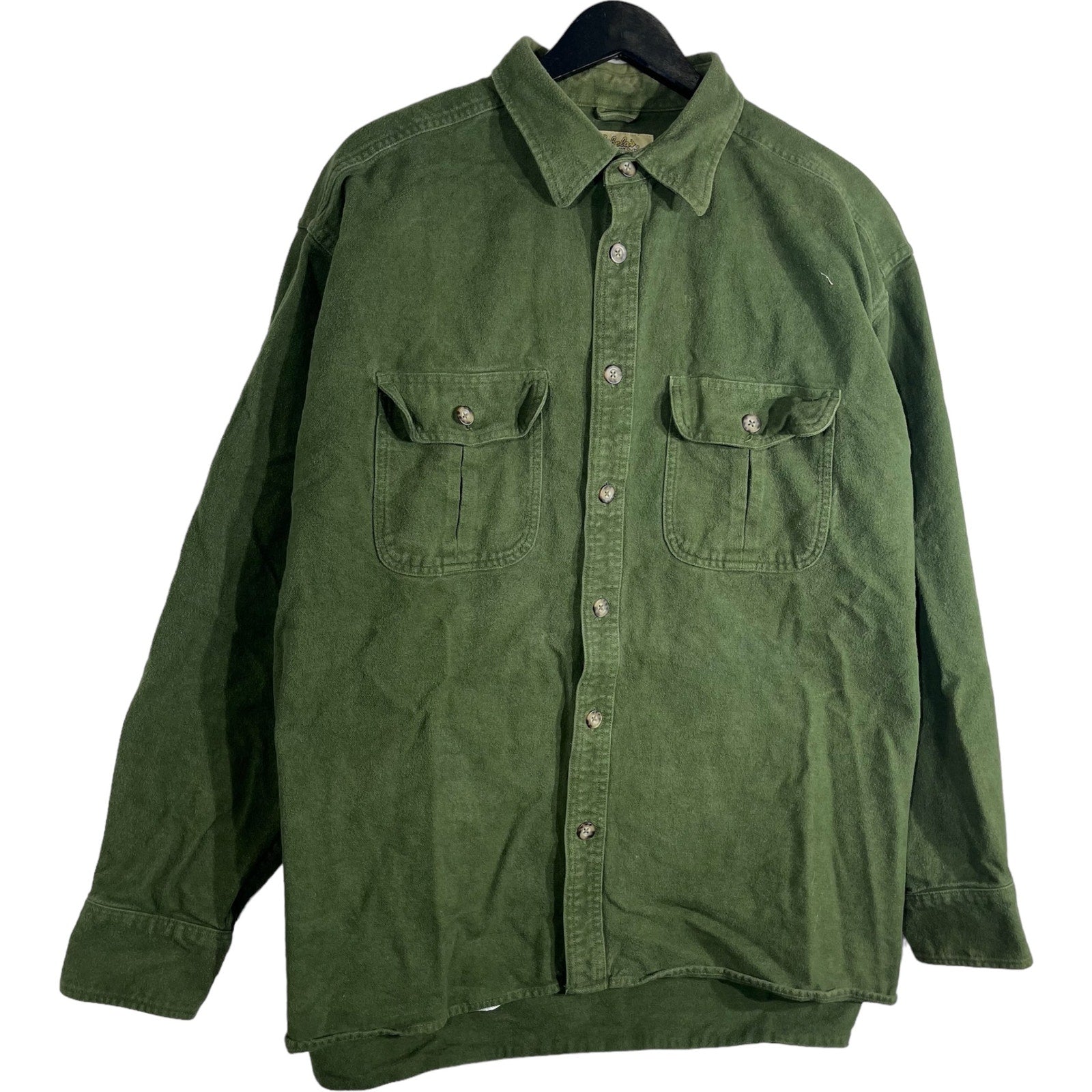 Collection of Cabelas Chamois Long Sleeve Flannel in a gallery layout