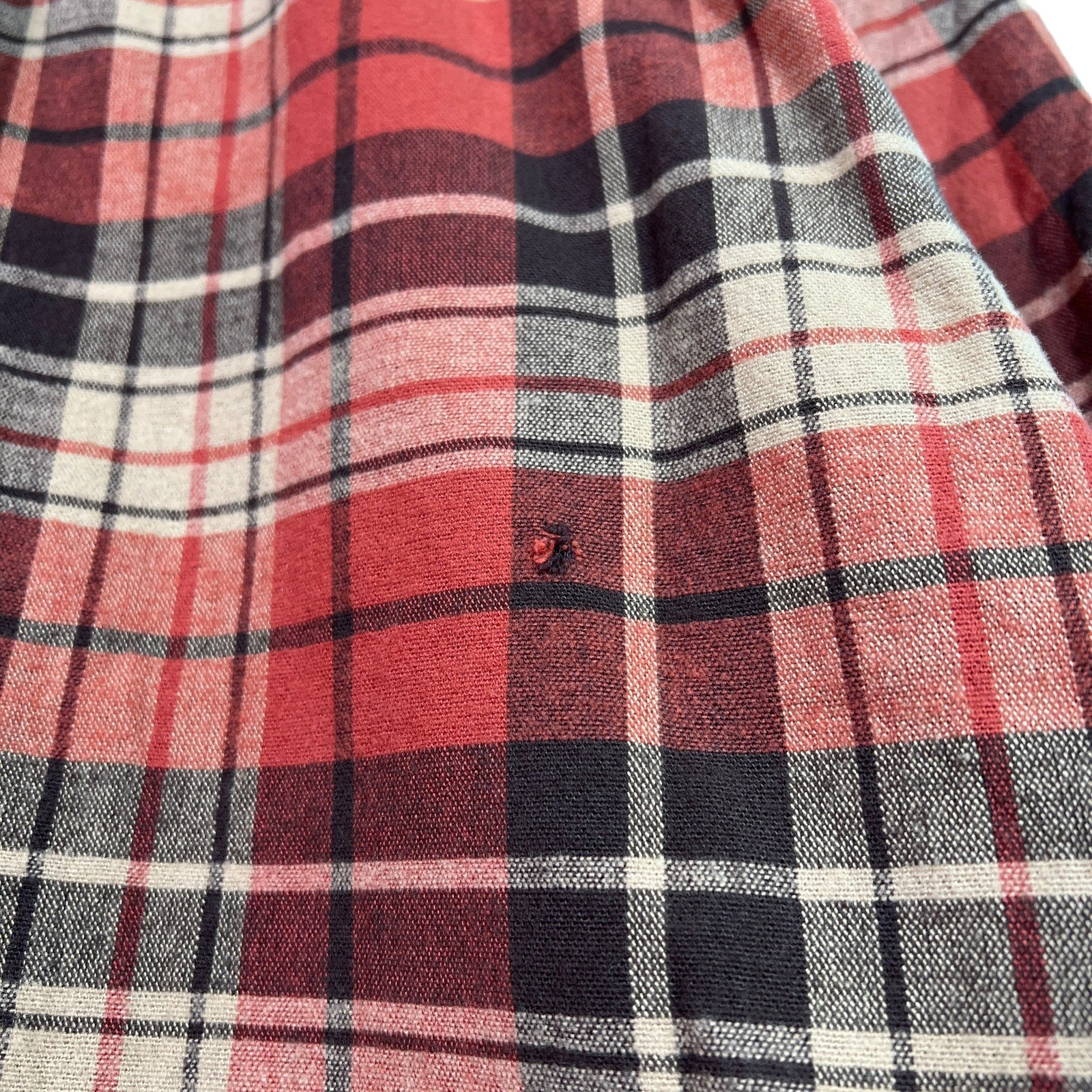 Collection of L.L. Bean Chamois Cloth Plaid Flannel in a gallery layout