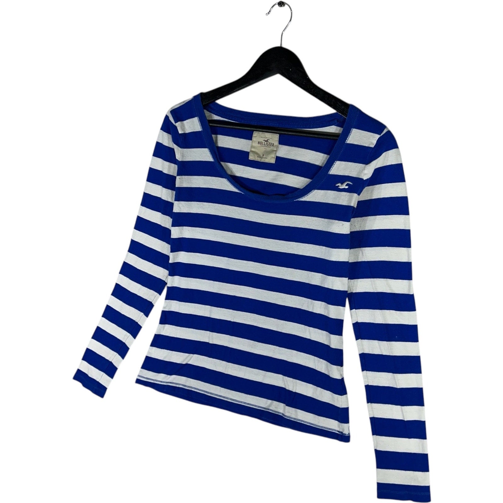 Collection of Y2K Women's Stripped Hollister Small Bird Long Sleeve in a gallery layout