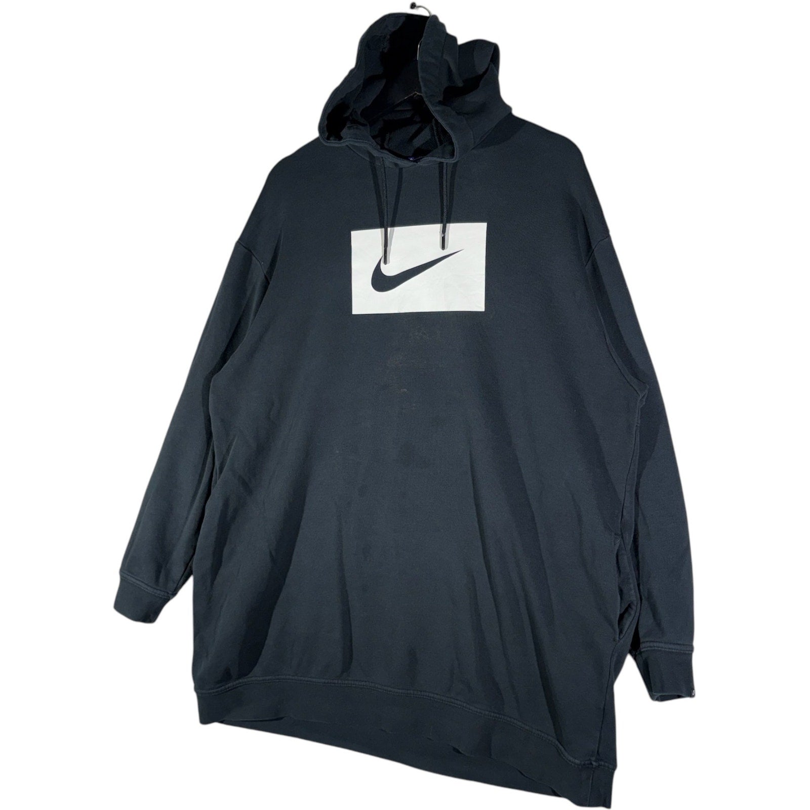 Collection of Nike Swoosh Box Logo Hoodie in a gallery layout