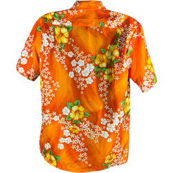 Collection of Floral Hawaiian Short Sleeve Button Up in a gallery layout