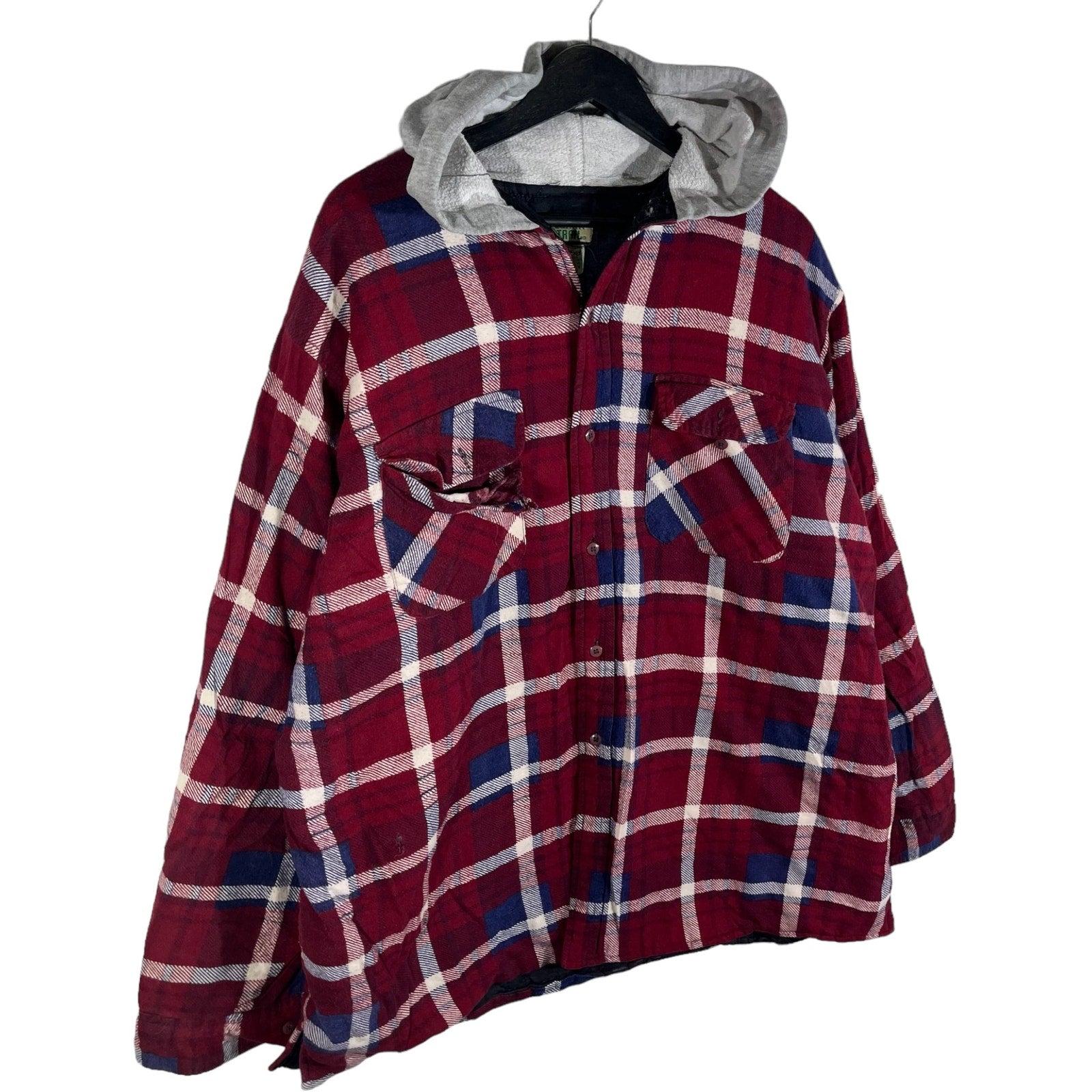 Collection of Ozark Trail Flannel Hooded Jacket in a gallery layout